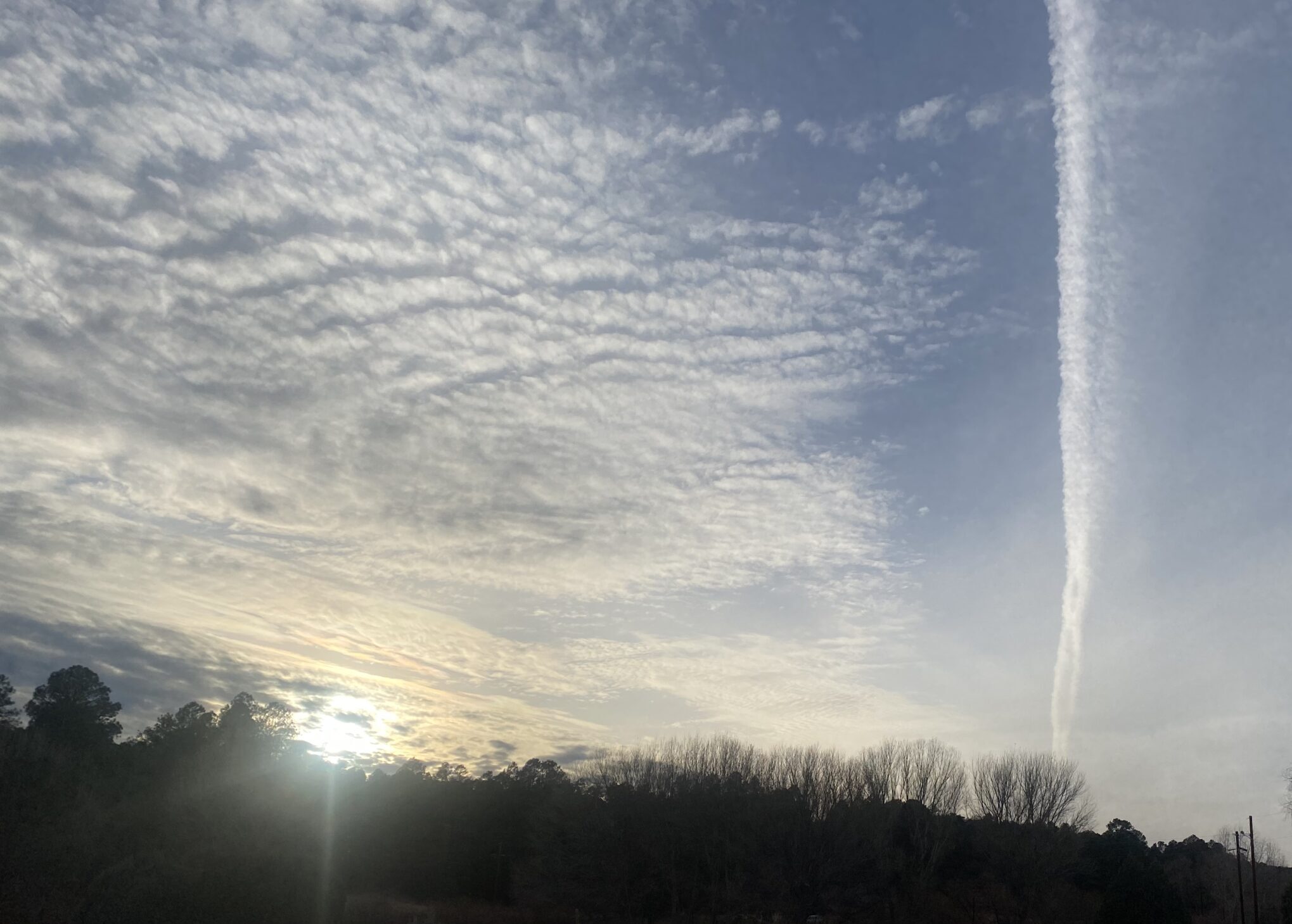 a wild sky of clouds, light, energy, possibility